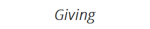 Giving